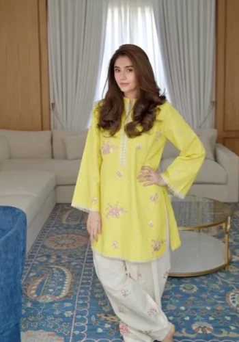 HC-3500 URGE exclusive 2 piece luxury wear for women embroidered elegant designer outfit