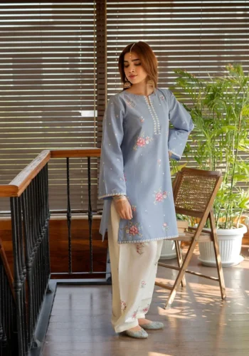 HC-11 URGE luxury 2 piece suit for women elegant embroidered designer casual wear outfit