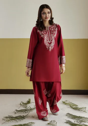 HC-1831 Urge luxury embroidered lawn 2 piece suit for women with elegant premium festive design