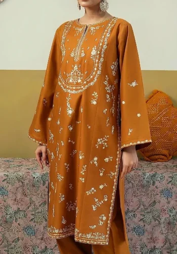 HC-1833 Urge luxury embroidered lawn 2 piece suit for women with elegant premium festive design