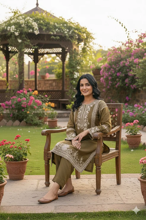 HC-211 Zaha Embroidered Marina 2PC