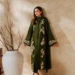 HC-4137 Batik luxury embroidered lawn 3 piece suit for women with elegant premium festive design