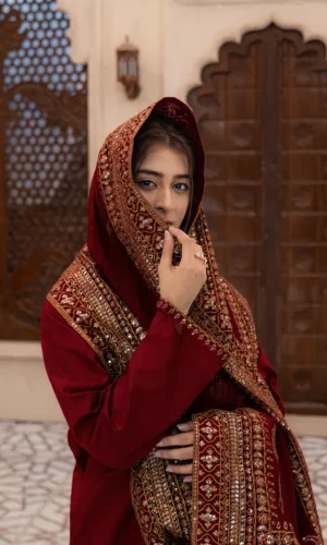 HC-1816 DYOT luxury embroidered lawn 3 piece suit for women with elegant premium festive design