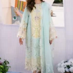 HC-805 Bin Ilyas luxury embroidered lawn 3 piece suit for women with elegant premium festive design