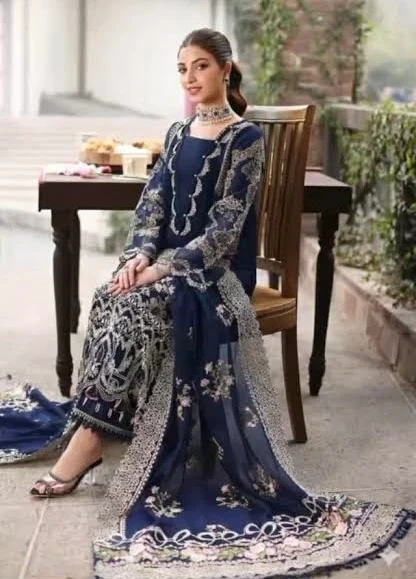 HC-2009 Kahf by Kinza Hashmi Viral Trending Lawn 3PC