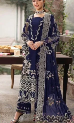 HC-2009 Kahf by Kinza Hashmi viral trending lawn 3 piece suit for women with elegant embroidered festive design