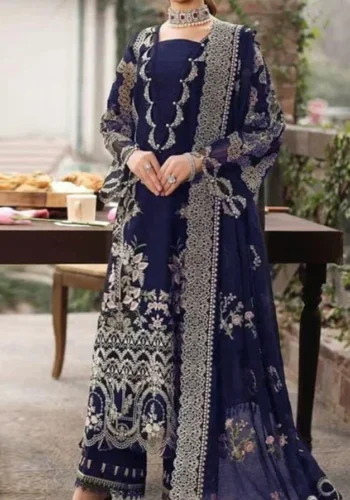 HC-2009 Kahf by Kinza Hashmi viral trending lawn 3 piece suit for women with elegant embroidered festive design