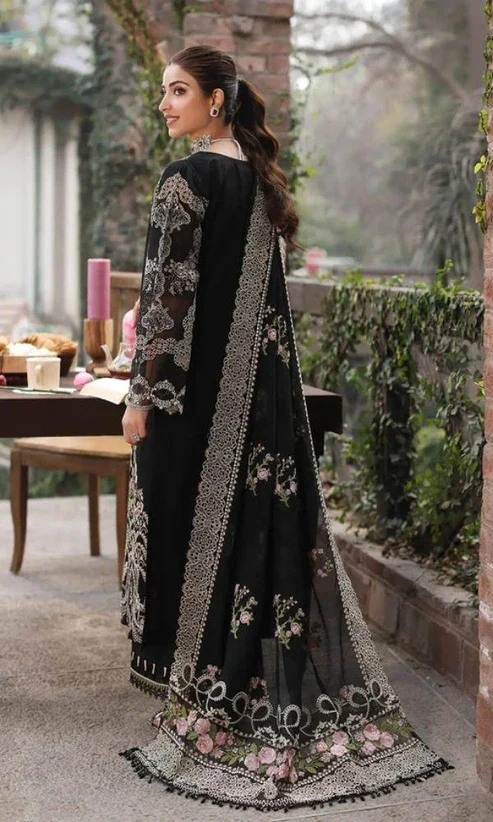 HC-2009 Kahf by Kinza Hashmi Luxury Embroidered Lawn Ready to wear Dubata 3PC