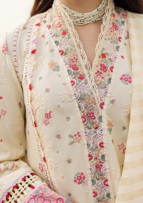 HC-343 Qalamkar by Hania Luxury Embroidered Lawn 3PC
