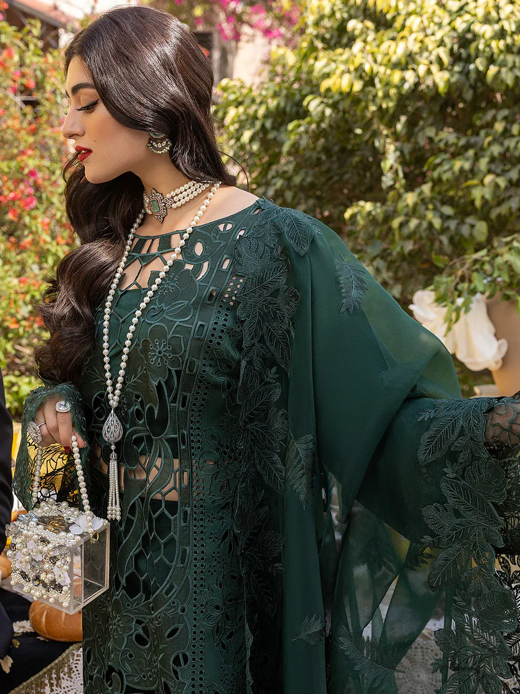 HC-0002 Embroidered Lawn Unstitched 3PC Set