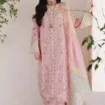HC-09 Premium Embroidered 3PCS Suit with Embroidered Shirt, Dupatta and Trouser
