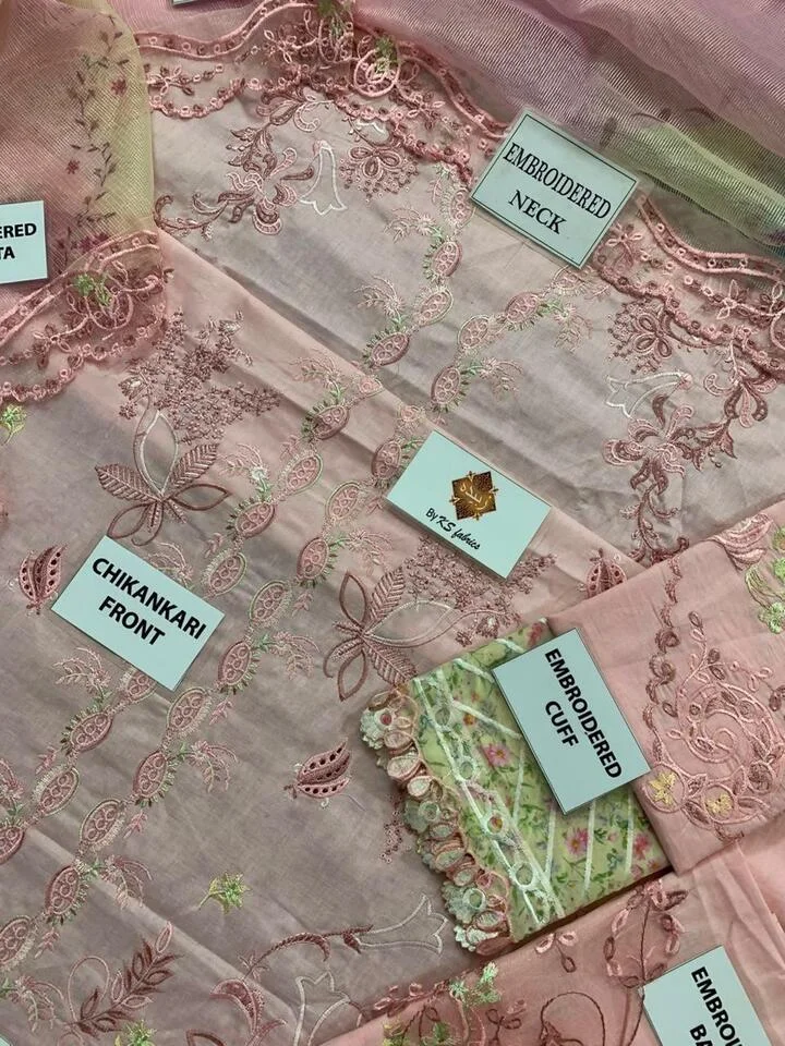 HC-09 Premium Embroidered 3PCS Suit