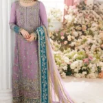 Charizma Embroidered Chiffon Unstitched 3 Piece Suit HC-0050