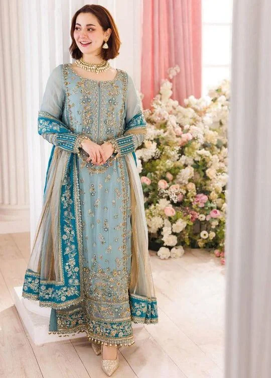 Charizma Embroidered Chiffon Unstitched 3PC Set - HC-0050