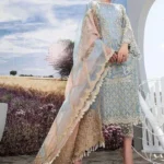 Agha Noor Pure Organza Dress HC-22 Unstitched 3 Piece Suit
