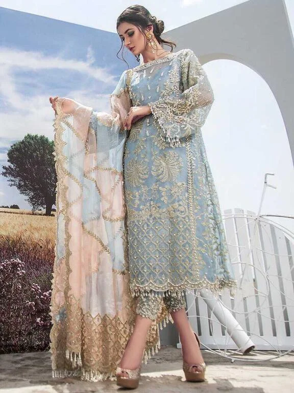 HC-22 Agha Noor Pure Organza Dress