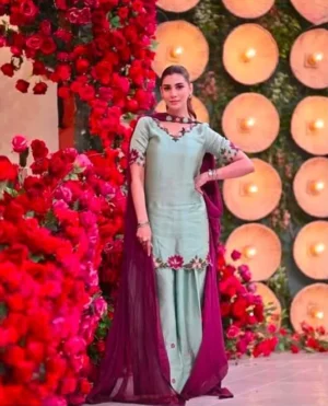 Nazish Jahangir Embroidered Unstitched 3 Piece Suit HC-0166