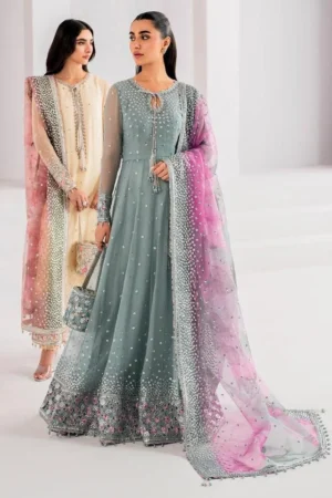 JAZMIN Heavy Embroidered Unstitched 3 Piece Suit HC-0157
